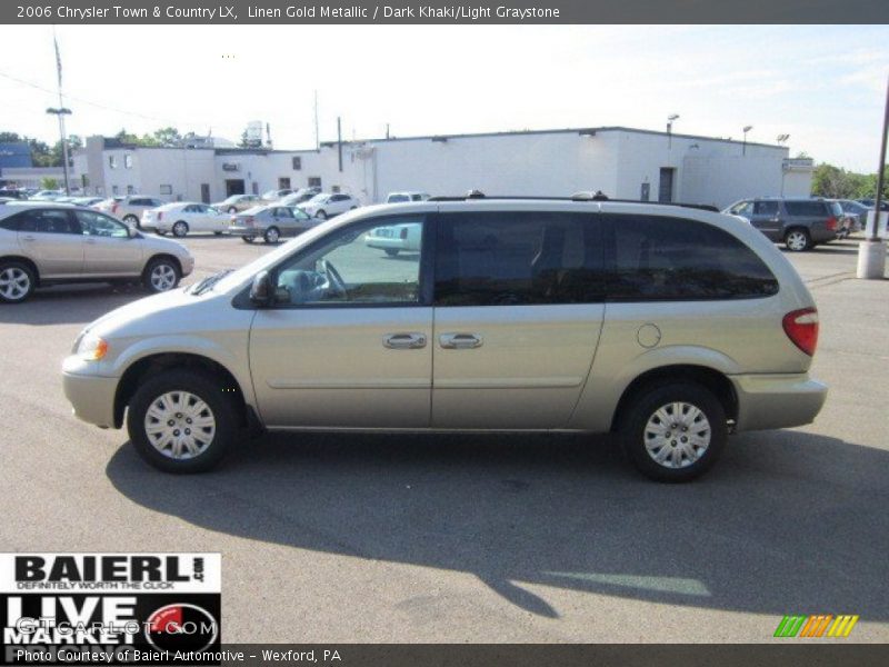 Linen Gold Metallic / Dark Khaki/Light Graystone 2006 Chrysler Town & Country LX