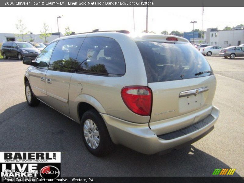 Linen Gold Metallic / Dark Khaki/Light Graystone 2006 Chrysler Town & Country LX