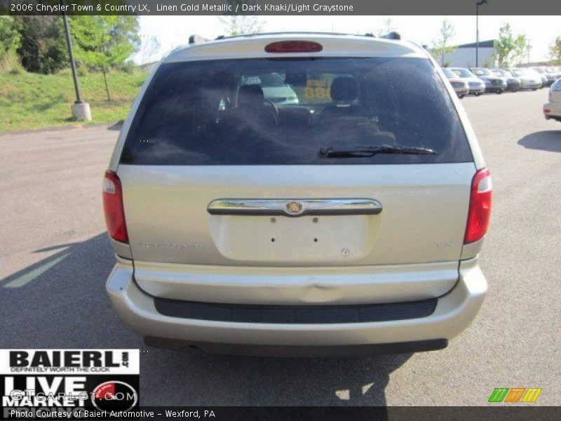 Linen Gold Metallic / Dark Khaki/Light Graystone 2006 Chrysler Town & Country LX