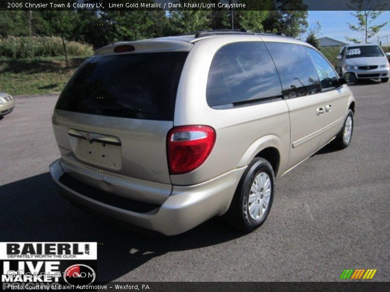 Linen Gold Metallic / Dark Khaki/Light Graystone 2006 Chrysler Town & Country LX