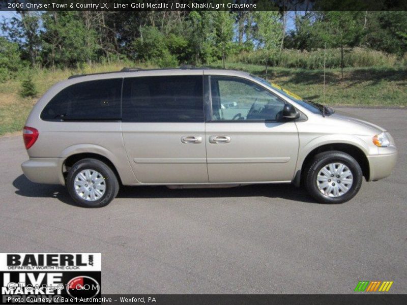 Linen Gold Metallic / Dark Khaki/Light Graystone 2006 Chrysler Town & Country LX