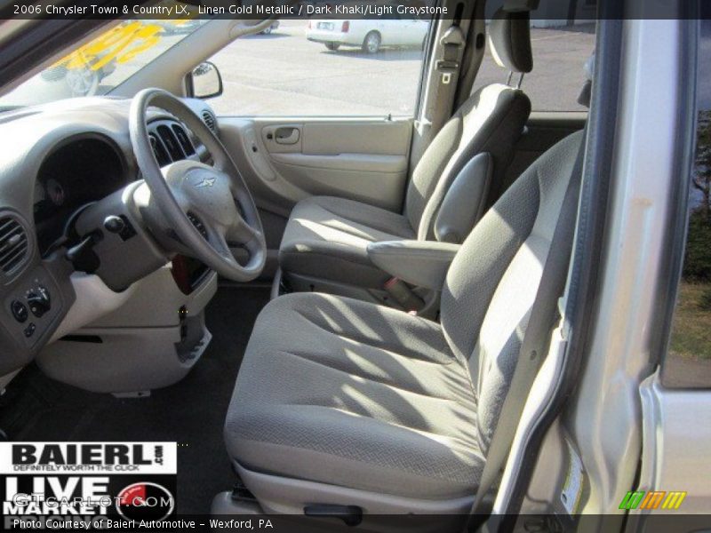 Linen Gold Metallic / Dark Khaki/Light Graystone 2006 Chrysler Town & Country LX