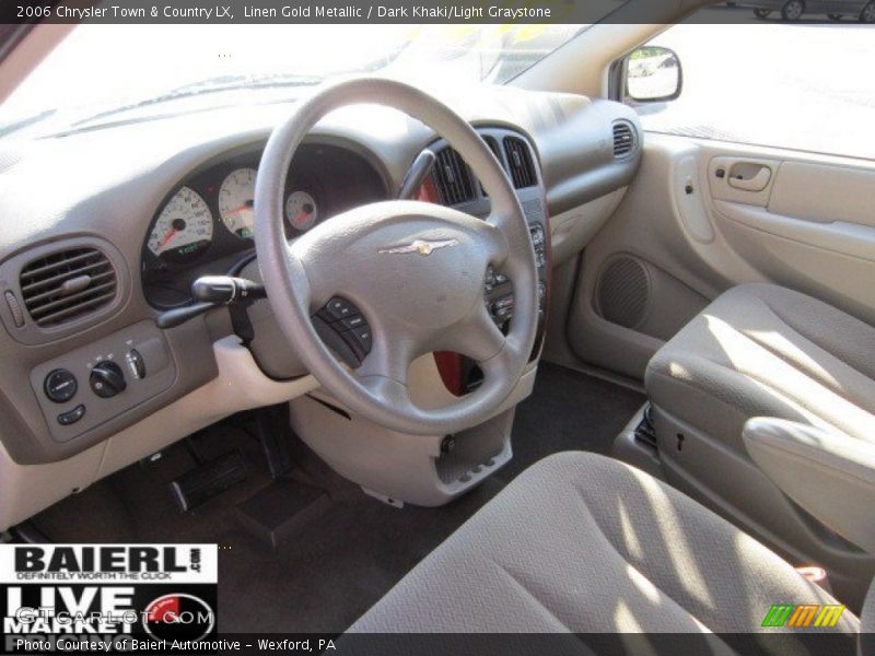 Linen Gold Metallic / Dark Khaki/Light Graystone 2006 Chrysler Town & Country LX