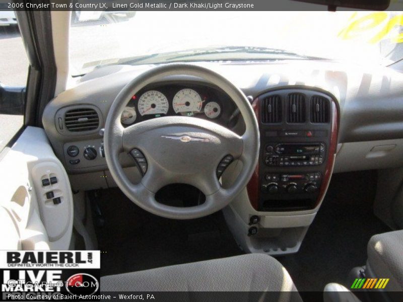 Linen Gold Metallic / Dark Khaki/Light Graystone 2006 Chrysler Town & Country LX