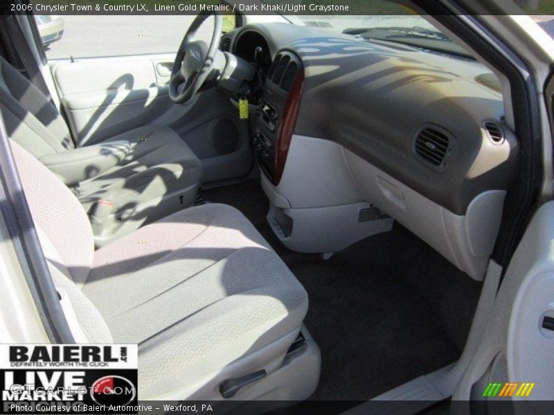 Linen Gold Metallic / Dark Khaki/Light Graystone 2006 Chrysler Town & Country LX