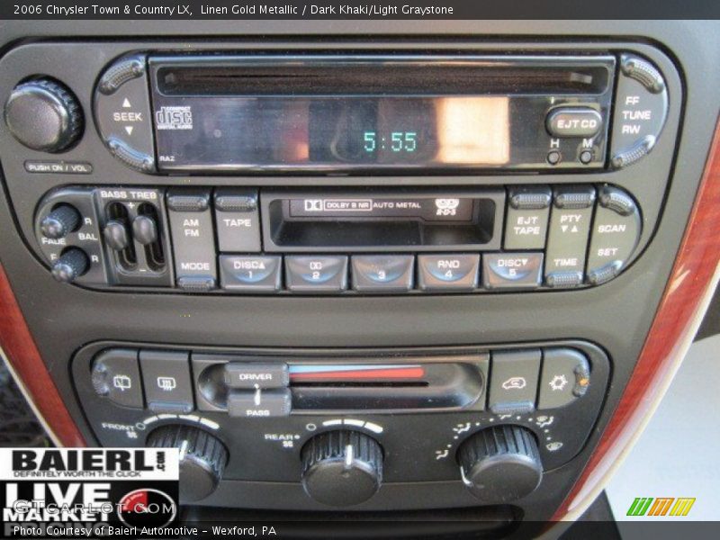 Linen Gold Metallic / Dark Khaki/Light Graystone 2006 Chrysler Town & Country LX