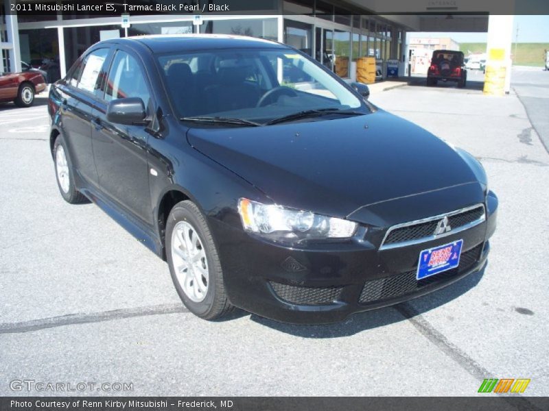 Tarmac Black Pearl / Black 2011 Mitsubishi Lancer ES