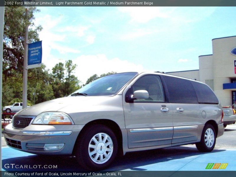 Light Parchment Gold Metallic / Medium Parchment Beige 2002 Ford Windstar Limited