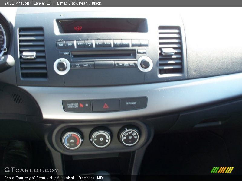 Tarmac Black Pearl / Black 2011 Mitsubishi Lancer ES