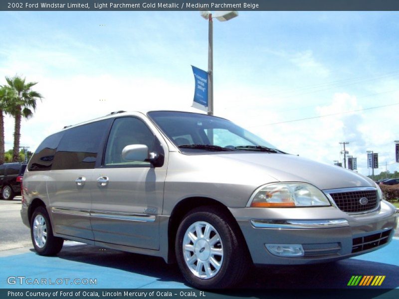 Light Parchment Gold Metallic / Medium Parchment Beige 2002 Ford Windstar Limited