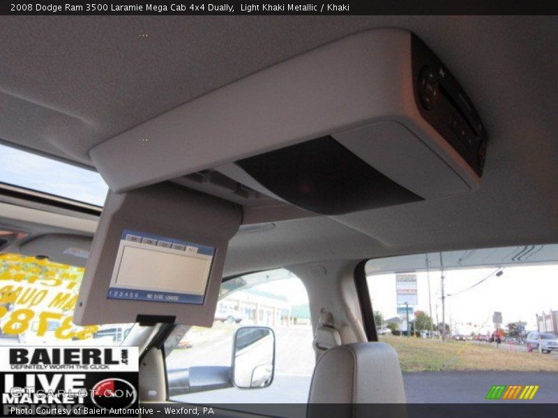 Light Khaki Metallic / Khaki 2008 Dodge Ram 3500 Laramie Mega Cab 4x4 Dually