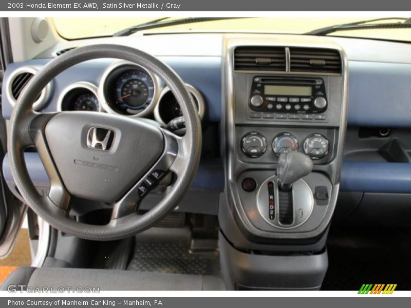 Satin Silver Metallic / Gray 2003 Honda Element EX AWD