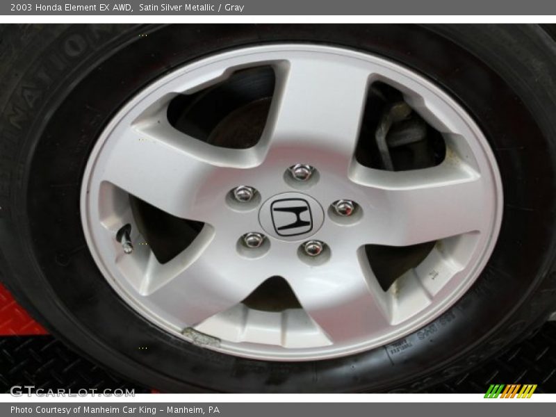 Satin Silver Metallic / Gray 2003 Honda Element EX AWD