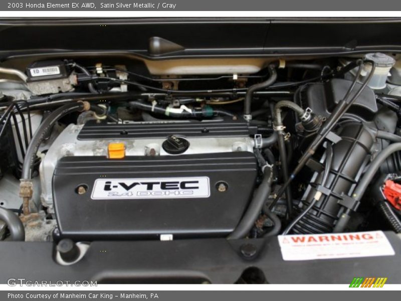 Satin Silver Metallic / Gray 2003 Honda Element EX AWD