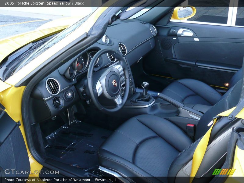 Speed Yellow / Black 2005 Porsche Boxster