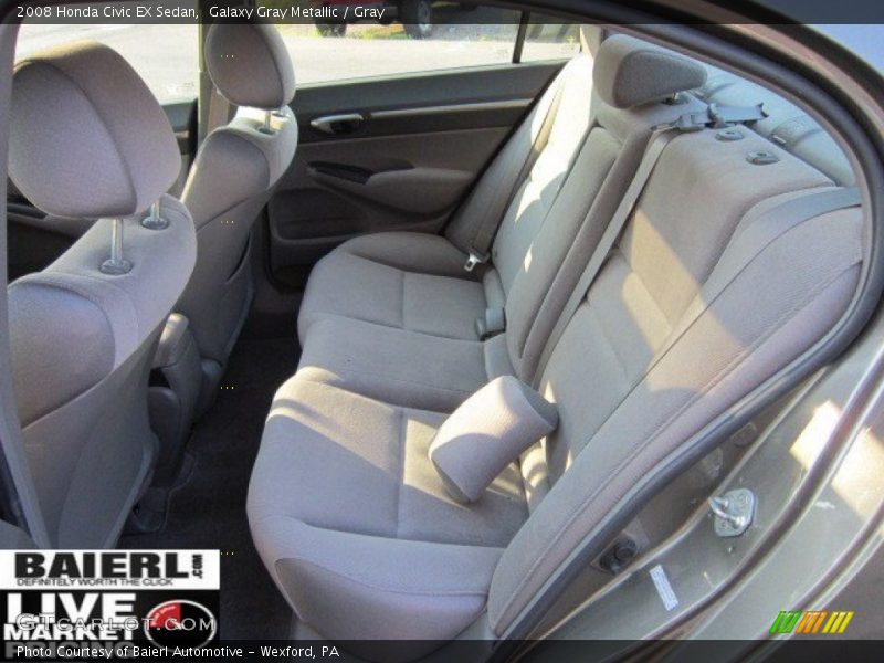 Galaxy Gray Metallic / Gray 2008 Honda Civic EX Sedan