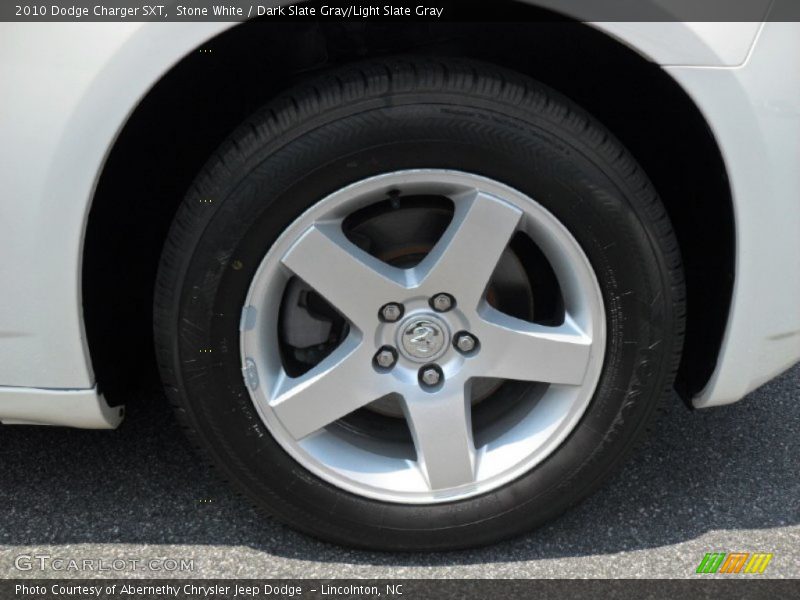 Stone White / Dark Slate Gray/Light Slate Gray 2010 Dodge Charger SXT