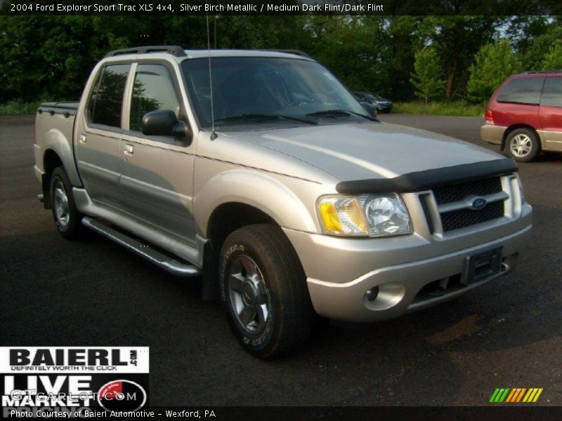 Silver Birch Metallic / Medium Dark Flint/Dark Flint 2004 Ford Explorer Sport Trac XLS 4x4