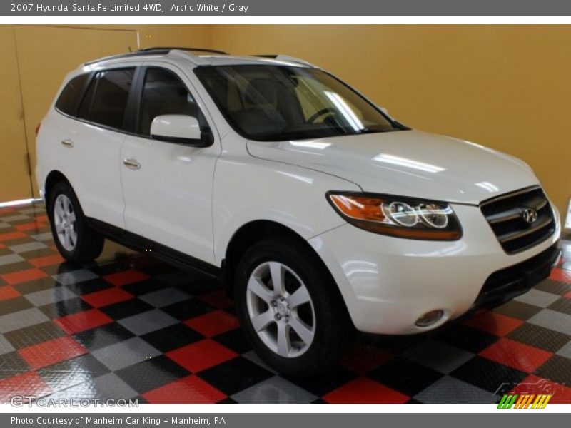 Arctic White / Gray 2007 Hyundai Santa Fe Limited 4WD