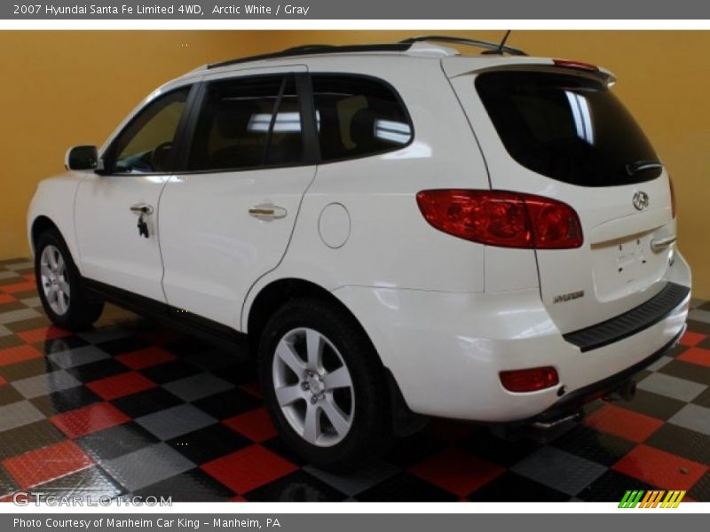 Arctic White / Gray 2007 Hyundai Santa Fe Limited 4WD