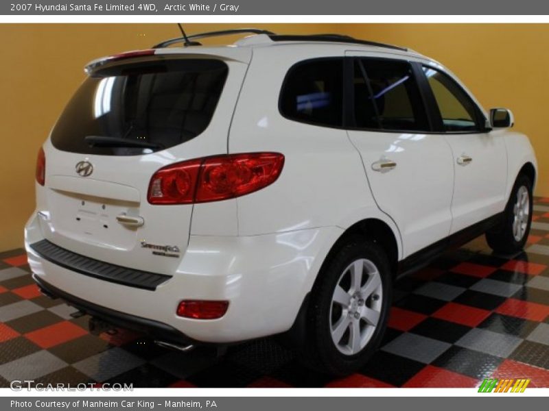 Arctic White / Gray 2007 Hyundai Santa Fe Limited 4WD