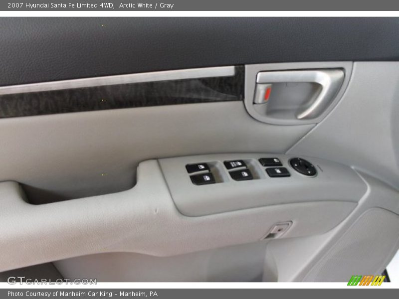 Arctic White / Gray 2007 Hyundai Santa Fe Limited 4WD