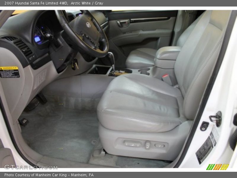 Arctic White / Gray 2007 Hyundai Santa Fe Limited 4WD