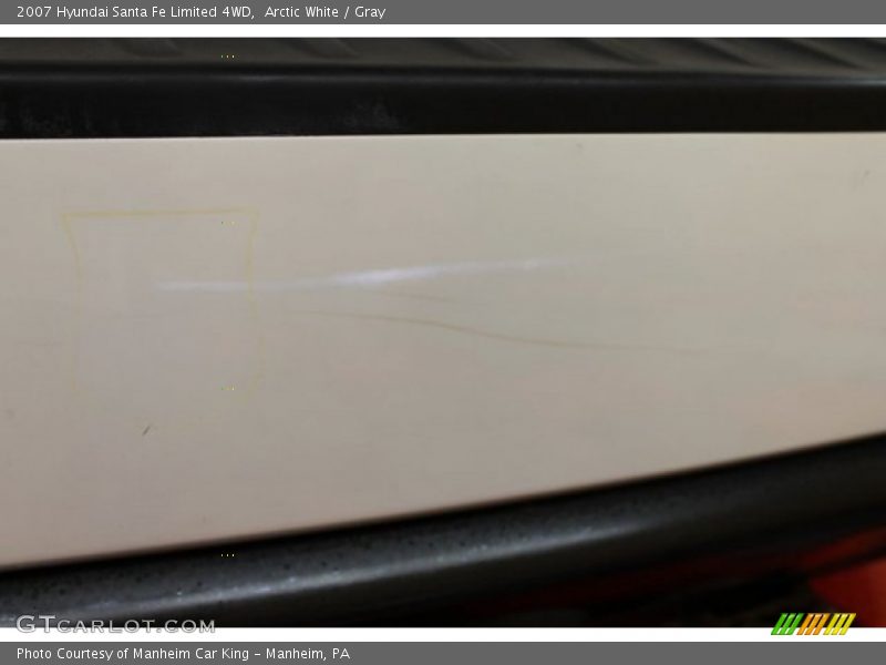 Arctic White / Gray 2007 Hyundai Santa Fe Limited 4WD