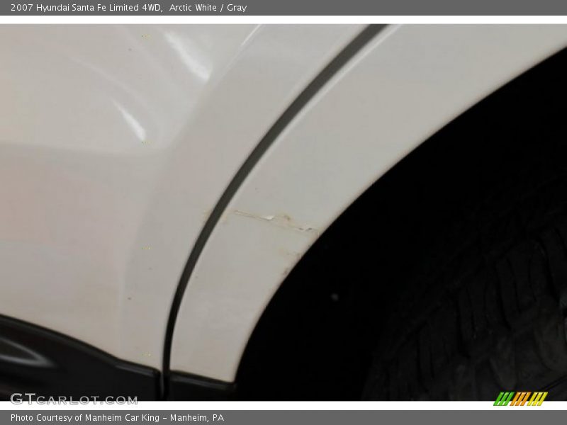 Arctic White / Gray 2007 Hyundai Santa Fe Limited 4WD