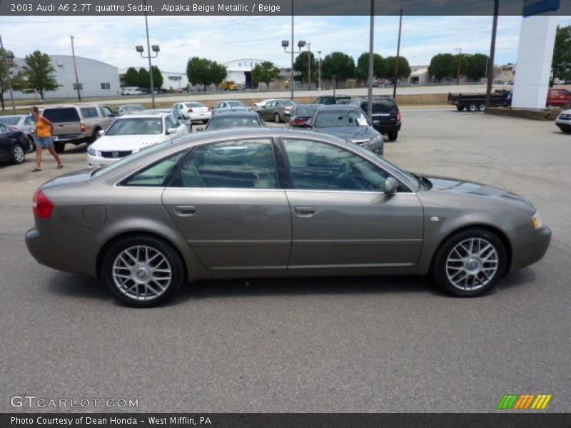 Alpaka Beige Metallic / Beige 2003 Audi A6 2.7T quattro Sedan