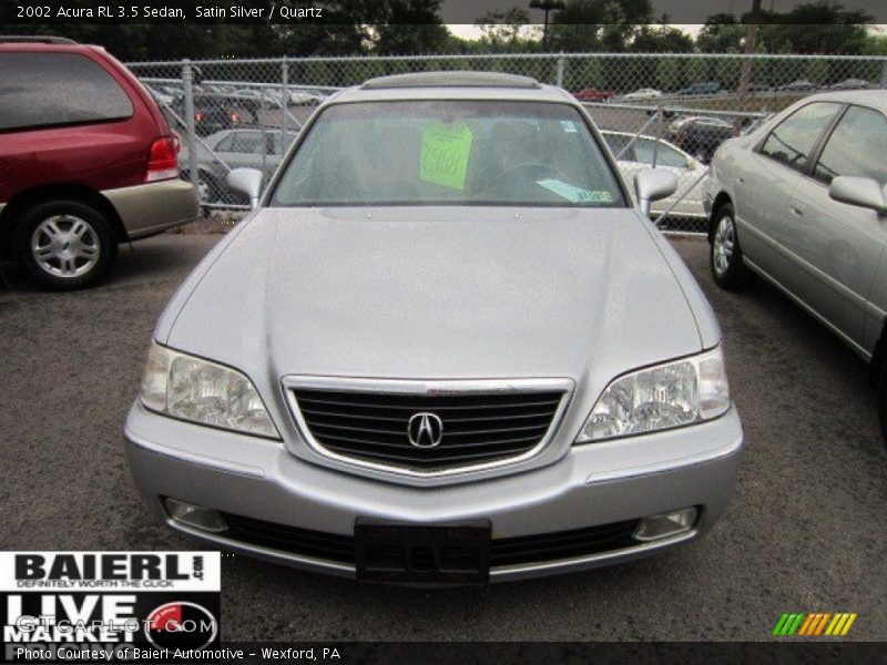 Satin Silver / Quartz 2002 Acura RL 3.5 Sedan