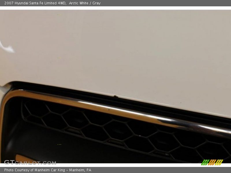 Arctic White / Gray 2007 Hyundai Santa Fe Limited 4WD