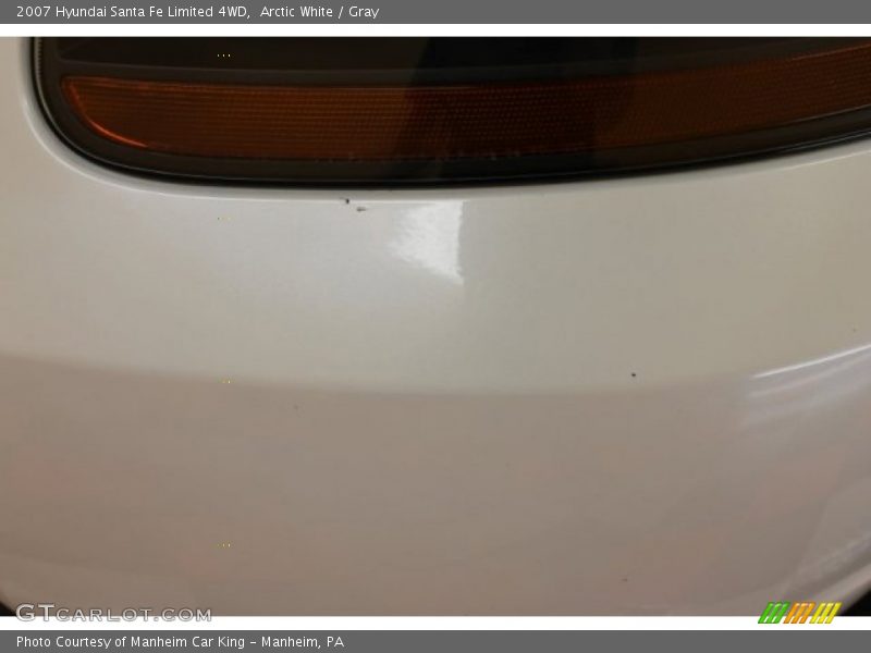 Arctic White / Gray 2007 Hyundai Santa Fe Limited 4WD