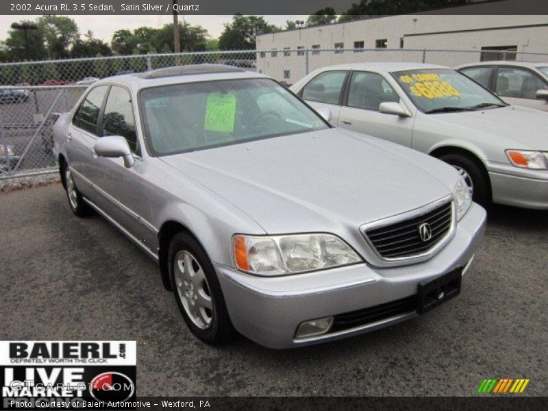 Satin Silver / Quartz 2002 Acura RL 3.5 Sedan