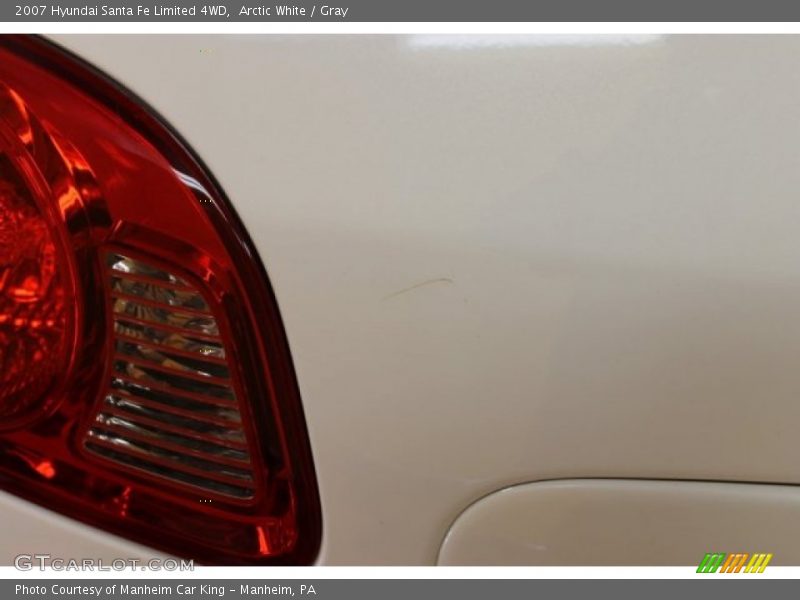 Arctic White / Gray 2007 Hyundai Santa Fe Limited 4WD