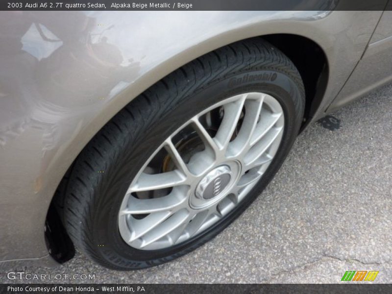 Alpaka Beige Metallic / Beige 2003 Audi A6 2.7T quattro Sedan