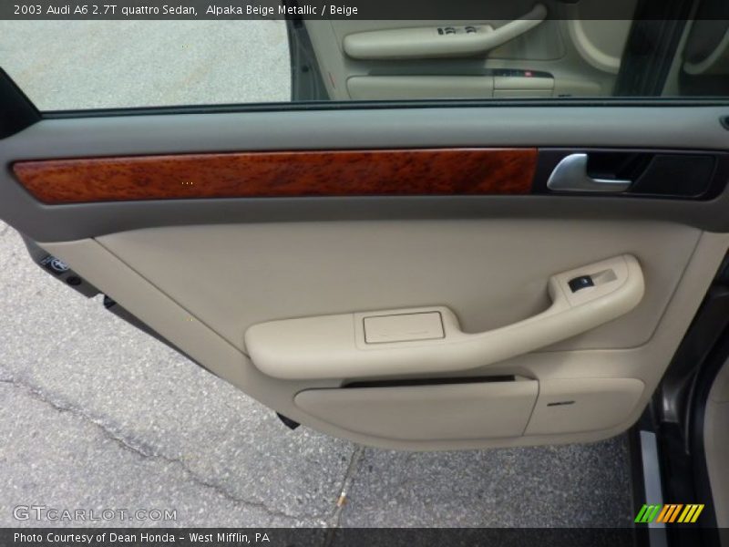 Door Panel of 2003 A6 2.7T quattro Sedan