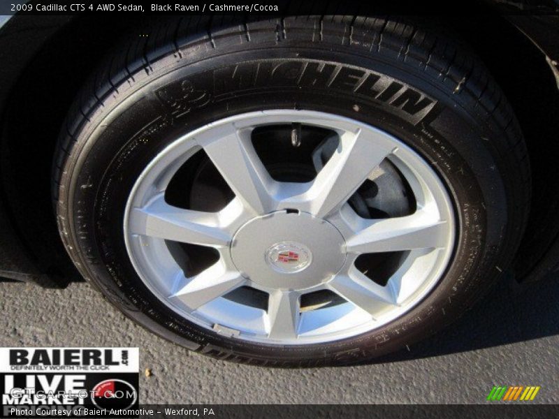 Black Raven / Cashmere/Cocoa 2009 Cadillac CTS 4 AWD Sedan