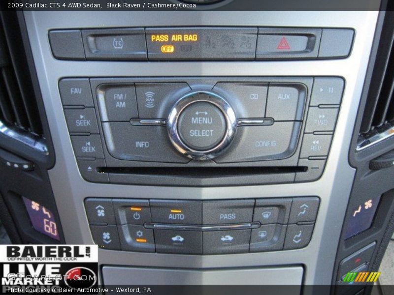Black Raven / Cashmere/Cocoa 2009 Cadillac CTS 4 AWD Sedan