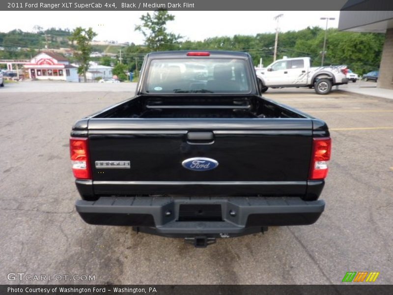 Black / Medium Dark Flint 2011 Ford Ranger XLT SuperCab 4x4