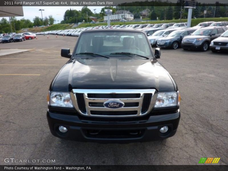 Black / Medium Dark Flint 2011 Ford Ranger XLT SuperCab 4x4