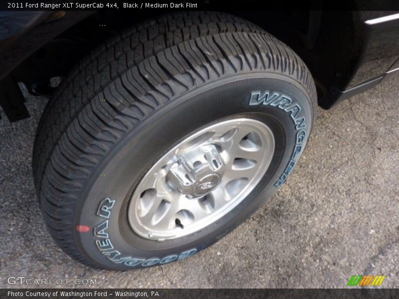 Black / Medium Dark Flint 2011 Ford Ranger XLT SuperCab 4x4