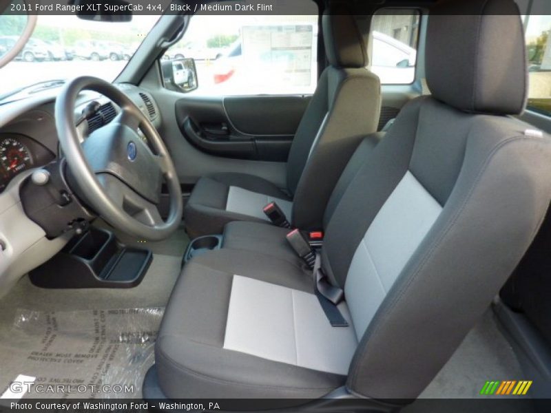 Black / Medium Dark Flint 2011 Ford Ranger XLT SuperCab 4x4