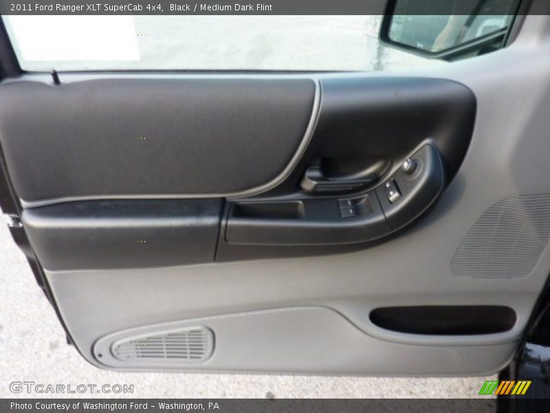Black / Medium Dark Flint 2011 Ford Ranger XLT SuperCab 4x4