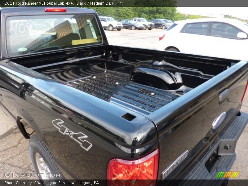 Black / Medium Dark Flint 2011 Ford Ranger XLT SuperCab 4x4