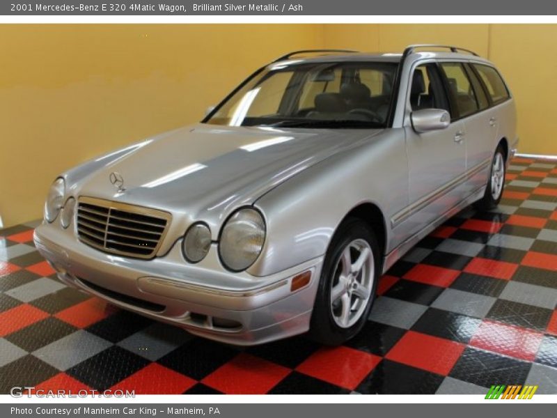 Brilliant Silver Metallic / Ash 2001 Mercedes-Benz E 320 4Matic Wagon