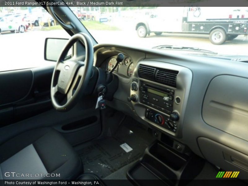Black / Medium Dark Flint 2011 Ford Ranger XLT SuperCab 4x4