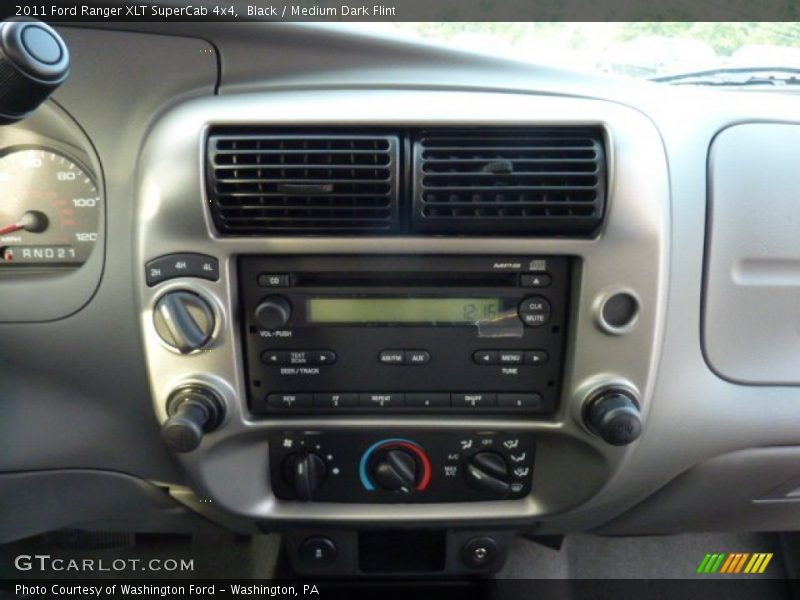 Black / Medium Dark Flint 2011 Ford Ranger XLT SuperCab 4x4