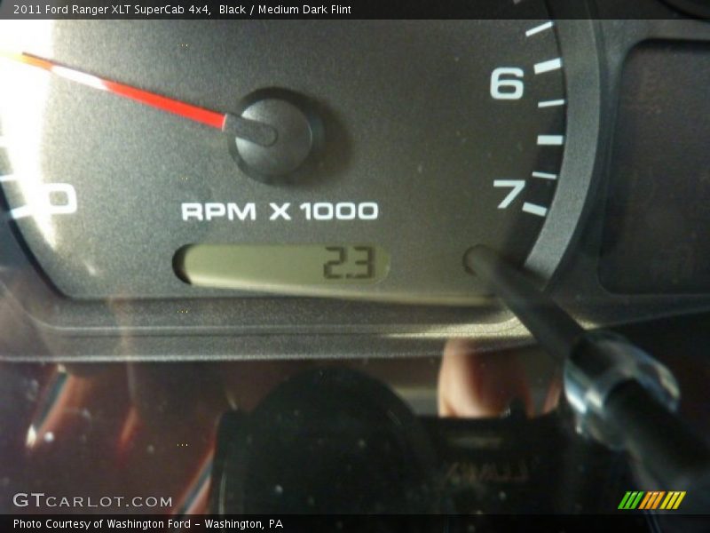 Black / Medium Dark Flint 2011 Ford Ranger XLT SuperCab 4x4