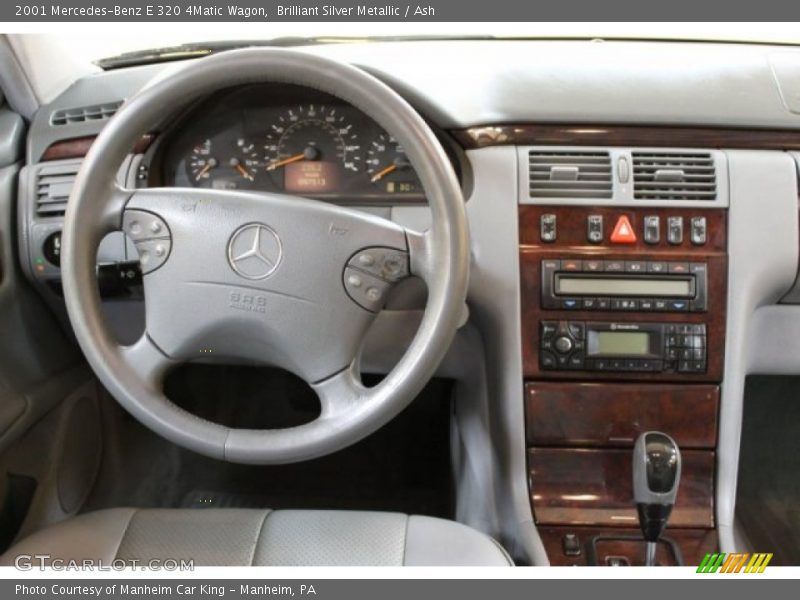Brilliant Silver Metallic / Ash 2001 Mercedes-Benz E 320 4Matic Wagon